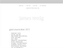 Tablet Screenshot of jamesrettig.com